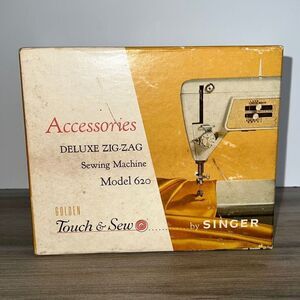 SINGER ACCESSORIES MODEL 620 TOUCH & SEW DELUXE ZIG ZAG SEWING MACHINE #161848